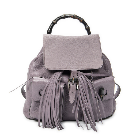 Gucci Handbags - Gucci Medium Bamboo Tassel Backpack